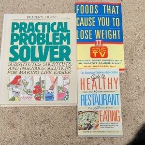 3 Like New Weight Loss Books And Practical Problem Solving From Reader's Digest